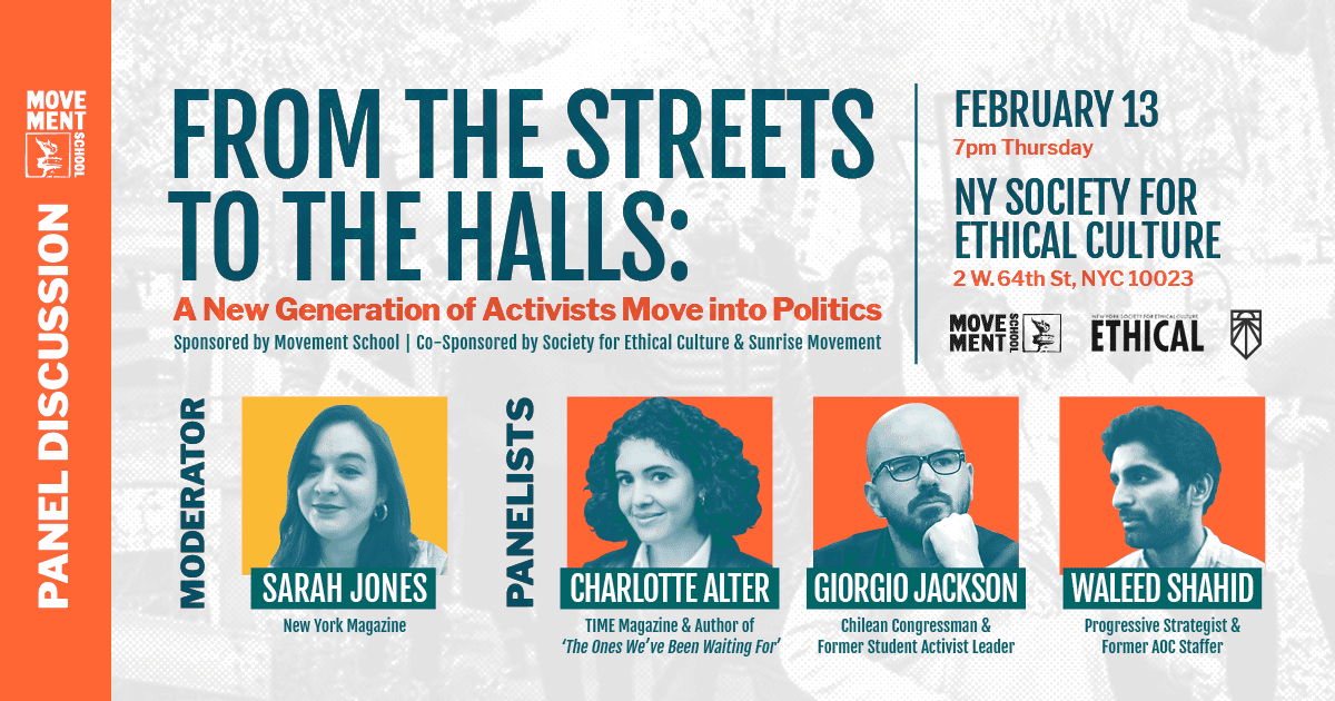 Feb 13 From The Streets To The Halls A New Generation Of Activists Moves Into Politics Ethical Nyc