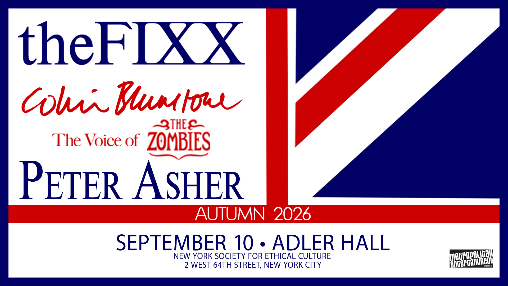 The FIXX: Colin Blunstone (The voice of the Zombies) and Peter